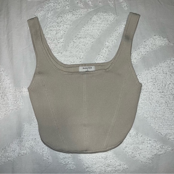 Aritzia Babaton Sculpt Knit Bustier Tank - Picture 3 of 4